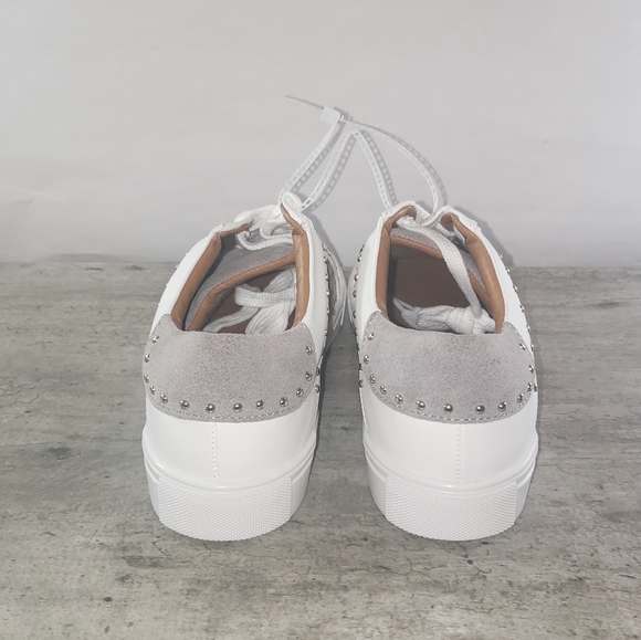 NWOB- Steve Madden Snakeskin Trim Sneakers - Picture 4 of 5